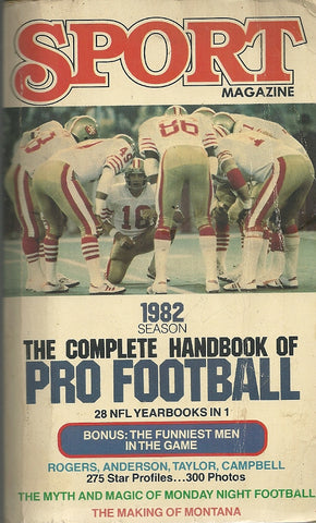 The Complete Handbook of Pro Football 1982 Season