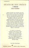 Death Be Not Proud