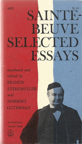 Sainte  Beuve Selected Essays