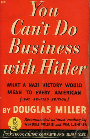 You Cannot Do Business With Hitler