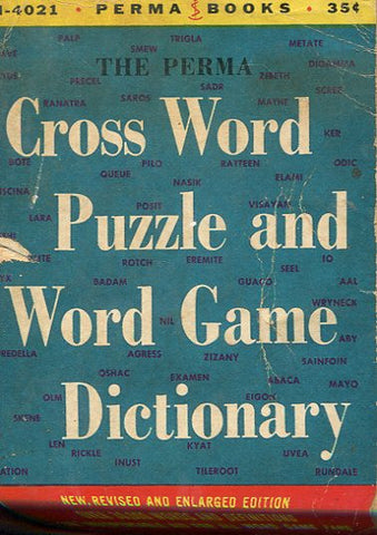 Crossword and Puzzle Word Game Dictionary