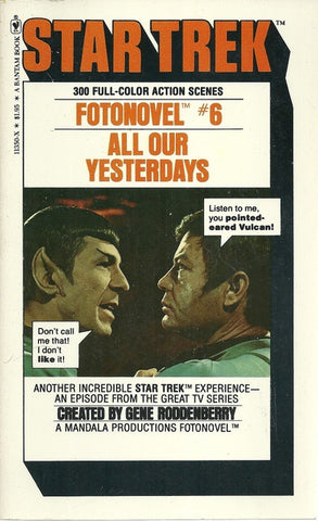 Star Trek Fotonovel #6 All Our Yesterdays