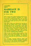 Marriage Is For Two
