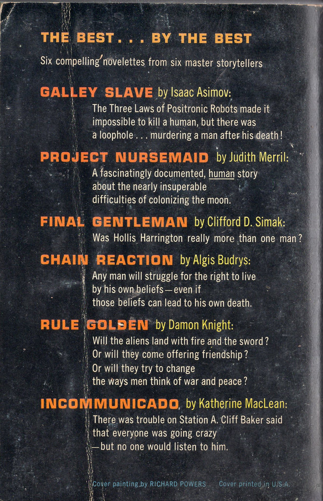 Six Great Short Science Fiction Novels