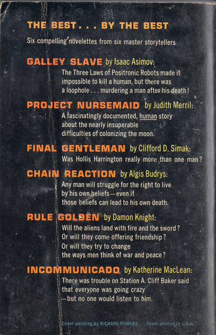 Six Great Short Science Fiction Novels