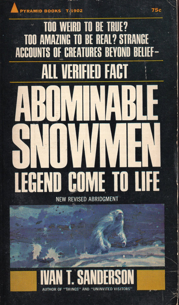 Abominable Snowmen Legend Come to Life