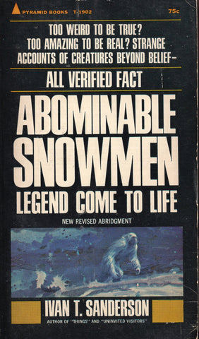 Abominable Snowmen Legend Come to Life