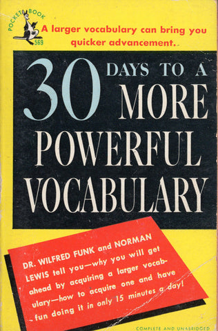 30 Days to a More Powerful Vocabulary