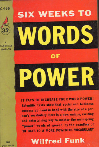 Six Weeks to Words of Power