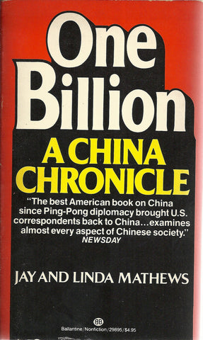 One Billion A China Chronicle