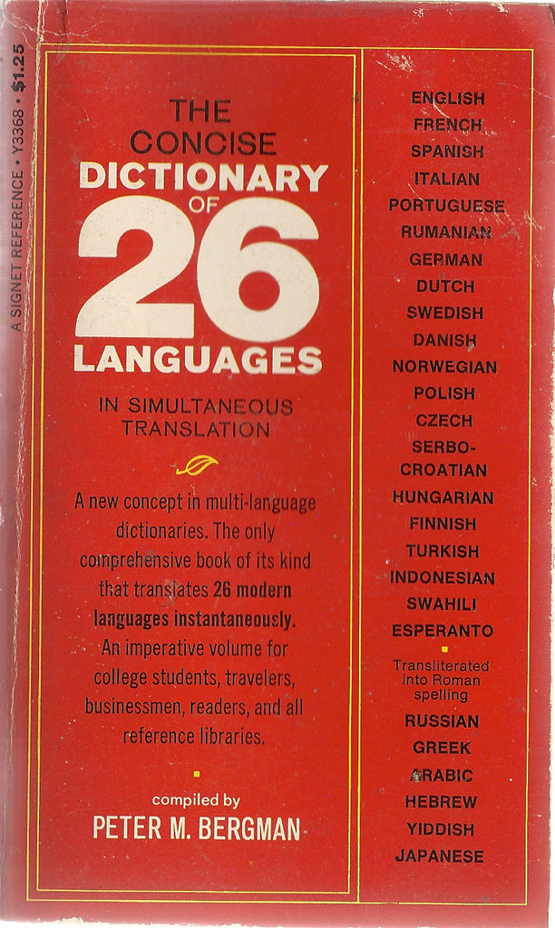 The Concise Dictionary of 26 Languages