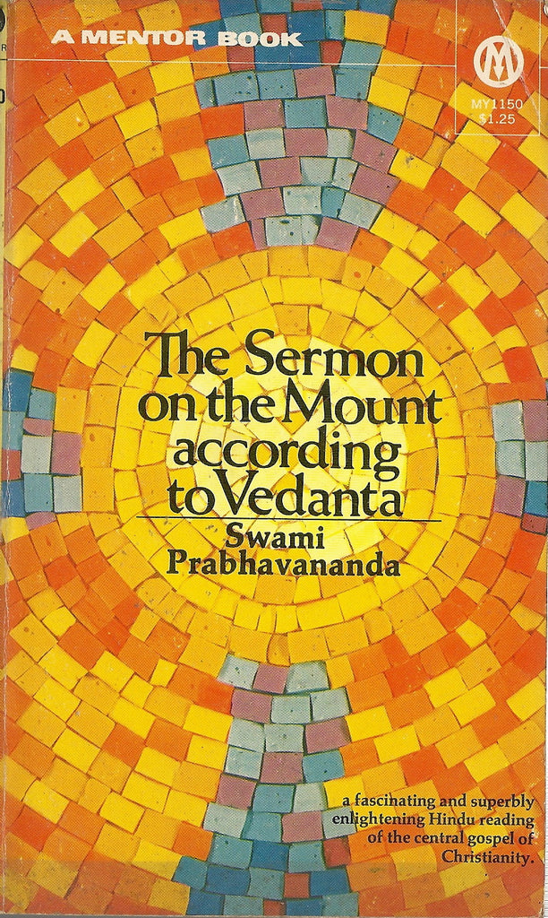 The Sermon on the Mount according to Vedanta