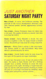 The Saturday Night Party