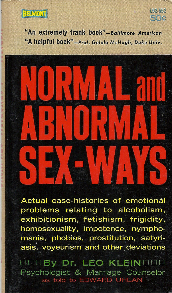 Normal and Abnormal Sex-Ways