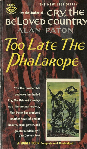 Too Late the Phalarope