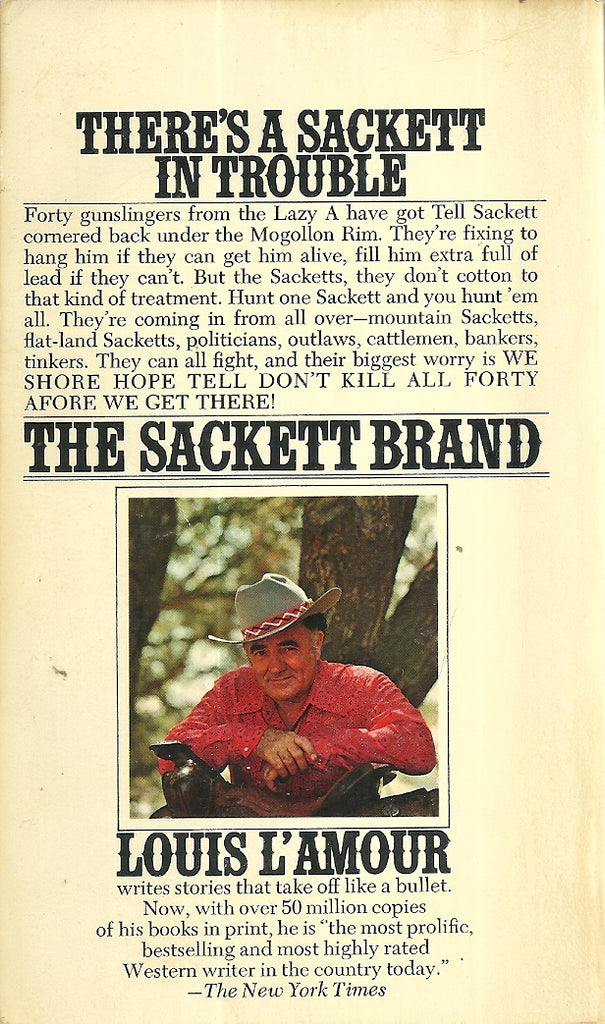 The Sackett Brand – Vintage Bookseller