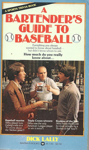 A Bartender's Guide to Baseball