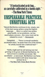 Unspeakable Practices, Unnatural Acts