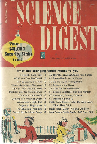 Science Digest December 1951