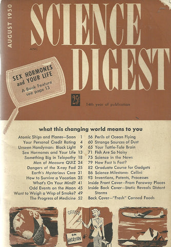 Science Digest August 1950