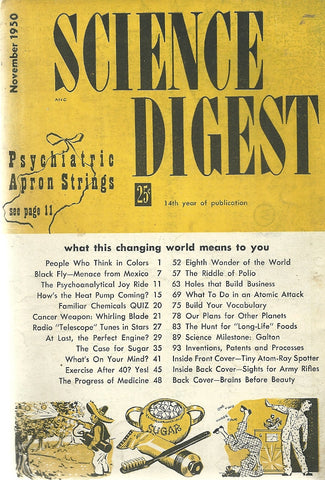 Science Digest  November 1950