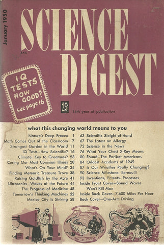 Science Digest January 1950