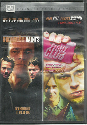 THE BOONDOCK SAINTS/ FIGHT CLUB- Double Feature [DVD 2012, 2 Disc, Widescreen]