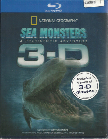 Sea Monsters (Blu-ray Disc, 2009, 3D)