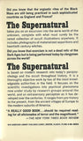 The Supernatural